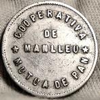 Spanje. 1924 Cooperativa de Manlleu Mutua del Pan 1 Peseta., Postzegels en Munten