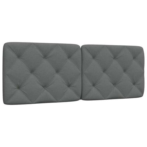 vidaXL Hoofdbordkussen 140 cm stof donkergrijs, Huis en Inrichting, Slaapkamer | Bedden, Nieuw, Verzenden