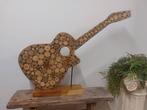 Beeld, wooden handmade guitar - 72 cm - Teak