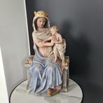 Statuette, Maria en Jezus - 13.3 Kilo - 43 cm - Plâtre