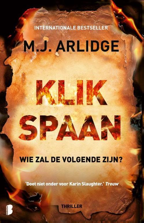 Klikspaan / Helen Grace / 4 9789022578513 M.J. Arlidge, Boeken, Thrillers, Gelezen, Verzenden