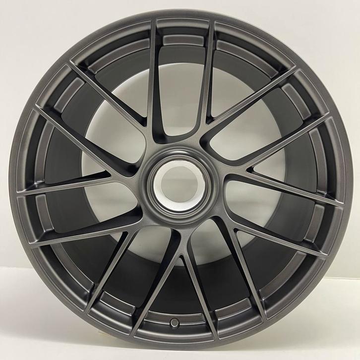 Porsche 991.2 GTS ORIGINELE 20inch Titanium met banden, Auto-onderdelen, Banden en Velgen, 20 inch, 305 mm, Personenwagen, Gebruikt