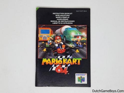 Nintendo 64 / N64 - Mario Kart 64 - NEU6 - Manual, Consoles de jeu & Jeux vidéo, Jeux | Nintendo 64, Envoi