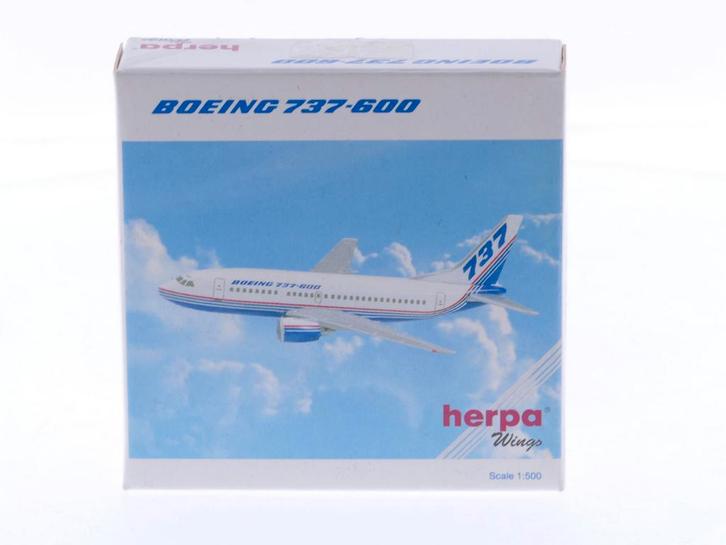 Schaal 1:500 Herpa 511056 Boeing Company Boeing 737-600 R..., Hobby en Vrije tijd, Modelbouw | Vliegtuigen en Helikopters, Zo goed als nieuw