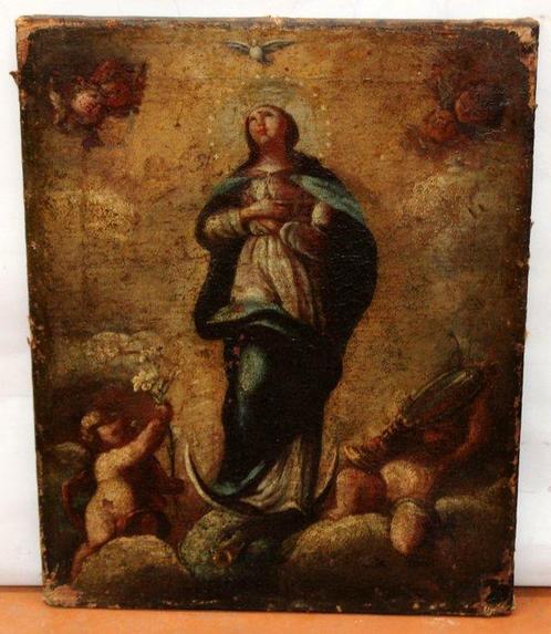 Spaanse school (XVIII) - Inmaculada Concepción, Antiek en Kunst, Kunst | Schilderijen | Klassiek