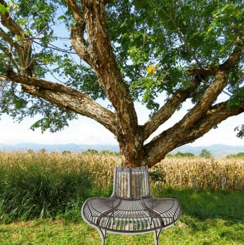 Tree Bench Iron - New - Bank - IJzer, Antiek en Kunst, Kunst | Designobjecten
