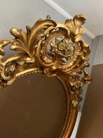 Spiegel- Napoléon III - Hout, Goud - Prachtige ovale spiegel