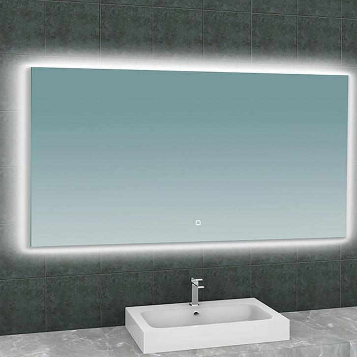 LED Spiegel 140x80 | Dimbaar 2700–6400K | Anti-condens & Tou, Huis en Inrichting, Woonaccessoires | Spiegels, Nieuw, Verzenden