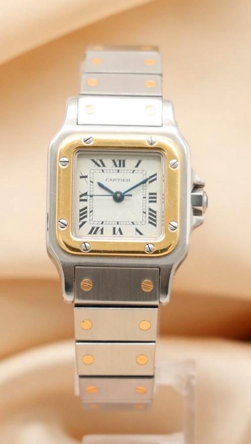 Cartier Santos 0902 uit 1997, Handtassen en Accessoires, Horloges | Dames, Verzenden