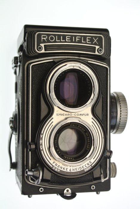 Rollei Rolleiflex T zwart Analoge camera, Audio, Tv en Foto, Fotocamera's Analoog