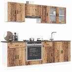 vidaXL 8-delige Keukenkastenset Kalmar bewerkt hout oud, Huis en Inrichting, Verzenden, Nieuw