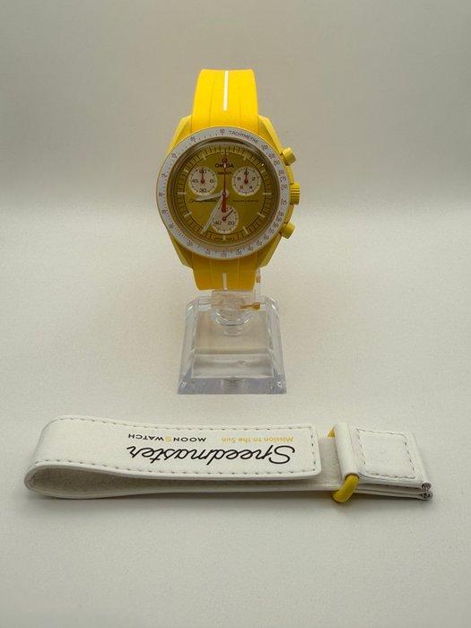 Omega x Swatch - MoonSwatch - Mission to the Sun - Zonder, Handtassen en Accessoires, Horloges | Heren