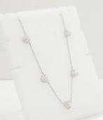 Halsketting - 14 karaat Witgoud - 2.88ct. tw. Diamant