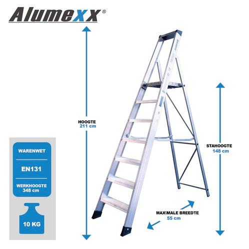 Alumexx Mamut bordestrap ACTIE, Doe-het-zelf en Bouw, Ladders en Trappen, Verzenden