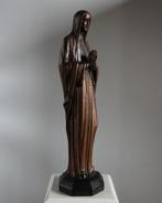 Beeld, Biddende Maria - 49 cm - Hout, Antiek en Kunst