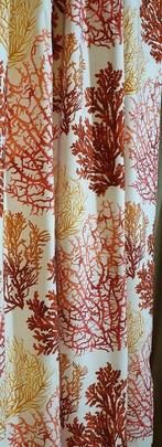 Exclusieve stof met rode koralen - 300x280cm - Mediterraans