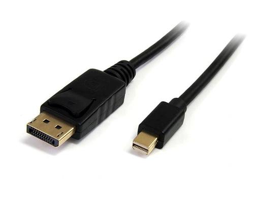 StarTech Mini DisplayPort naar DisplayPort 1,8m , Zwart, Audio, Tv en Foto, Audiokabels en Televisiekabels, Minder dan 2 meter