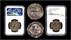 Spanje. Juana en Carlos I. 4 Reales S/F. México. M-L. AR, Postzegels en Munten