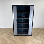 Gispen roldeurkast vv 4 legborden (hxbxd) 194x120x48 cm ,, Gebruikt