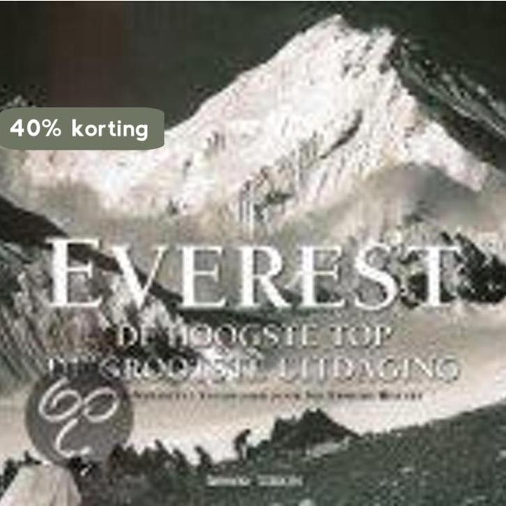 De Everest 9789059820012, Boeken, Kunst en Cultuur | Fotografie en Design, Gelezen, Verzenden