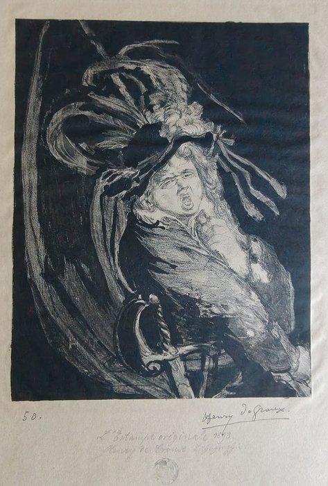 Henry de Groux (1866-1930) - Le Porte-étendard, Antiek en Kunst, Antiek | Overige Antiek