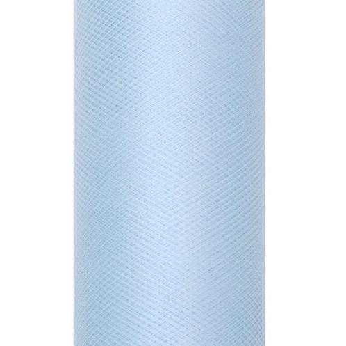 Lichtblauwe Tule Rol 15cm 9m, Hobby en Vrije tijd, Feestartikelen, Nieuw, Verzenden