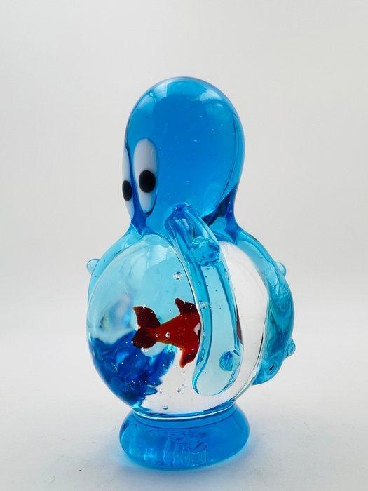 Guidotti - sculptuur, Polipo posato su una boccia - 6 cm -, Antiek en Kunst, Antiek | Glaswerk en Kristal