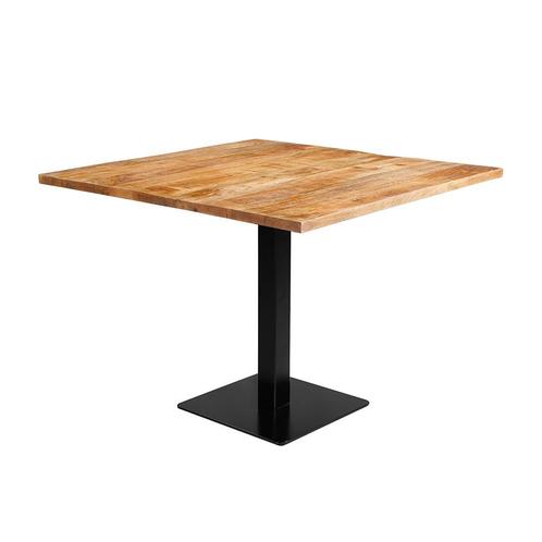 Mangohout Horecatafel Vierkant 100x100 cm, Huis en Inrichting, Tafels | Eettafels, Nieuw, Verzenden
