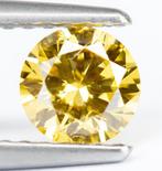 Diamant - 0.50 ct - Natural Fancy Vivid Yellow - I1 *NO, Nieuw