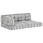 Bankkussen Pallet Grijs | Patchwork Look | OP=OP, Huis en Inrichting, Verzenden, Nieuw, Grijs, Rechthoekig