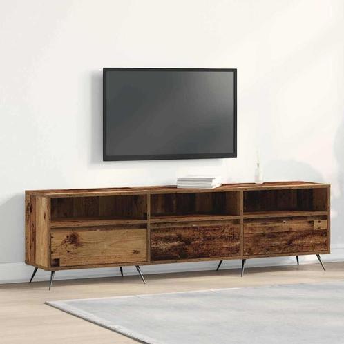 vidaXL TV Kast Oud hout 150 x 30 x 44.5 cm Bewerkt hout, Huis en Inrichting, Kasten |Televisiemeubels, Nieuw, Verzenden