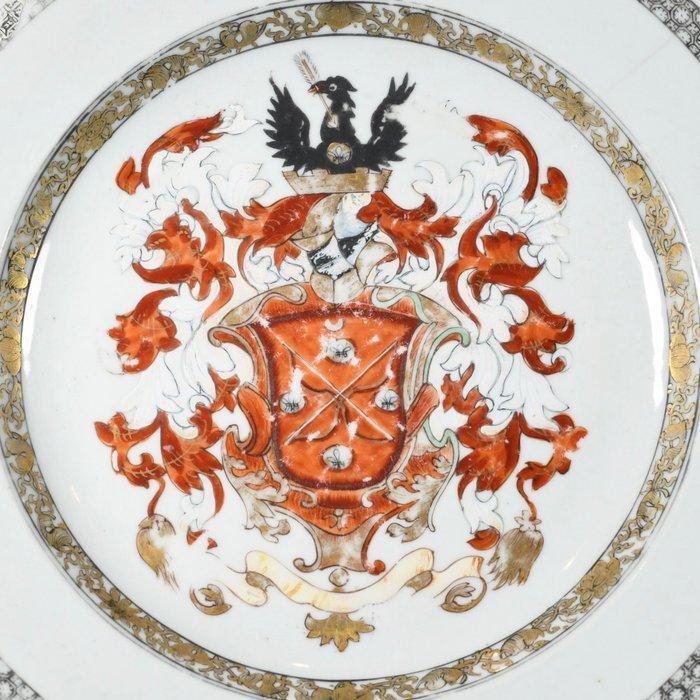 Bord - Assiette pour lexport anglais aux armes de la, Antiek en Kunst, Antiek | Overige Antiek