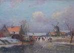 Andries Verleur ( 1876-1953 ) - Winters ijsgezicht.