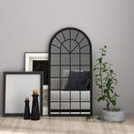 vidaXL Spiegel 90x45 cm ijzer zwart, Huis en Inrichting, Woonaccessoires | Spiegels, Verzenden, Nieuw