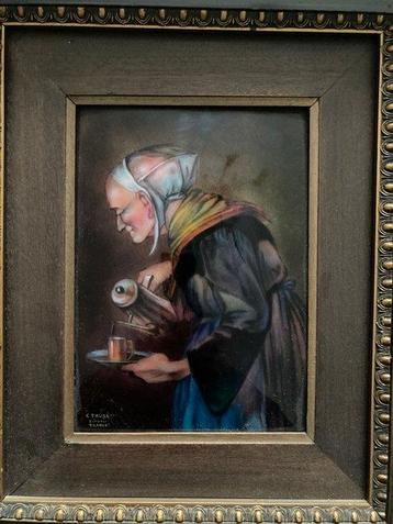 Limoges - Camille Faure 1827- - Plaque - Emaille