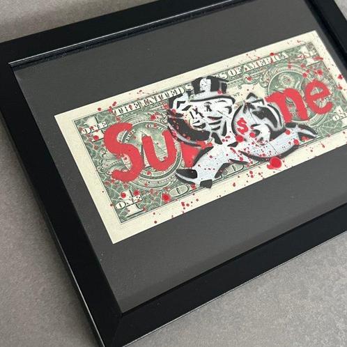 WhyCreationz (XX-XXI) - Money Bag x Mr Monopoly x Dollar Art, Antiek en Kunst, Kunst | Designobjecten