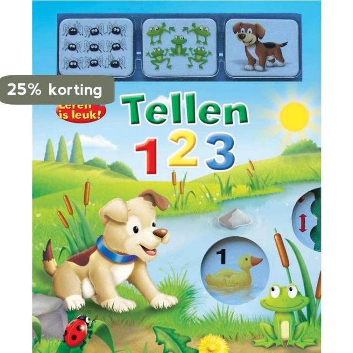 Tellen 1 2 3 / Leren is leuk 9789036629782 Brenda Apsley, Boeken, Kinderboeken | Baby's en Peuters, Gelezen, Verzenden