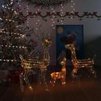 vidaXL Kerstversiering rendierfamilie 300 LEDs meerkleurig, Diversen, Kerst, Verzenden, Nieuw