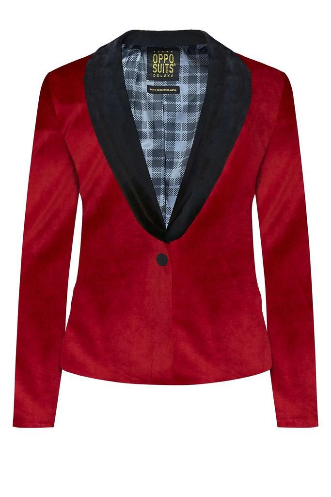 Bordeaux Rode Velvet Blazer Dames OppoSuits, Hobby & Loisirs créatifs, Articles de fête, Envoi