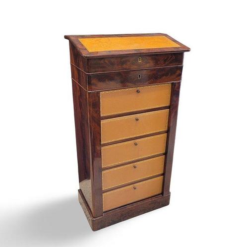 Meuble dappui - Mahonie - Kartonnen doos met schrijfvlak, Antiek en Kunst, Antiek | Meubels | Stoelen en Sofa's