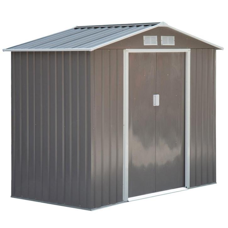 Tuinschuurtje - Weerbestendig - Schuifdeuren - Lichtgroen, Tuin en Terras, Tuinhuizen, Nieuw, Ophalen of Verzenden