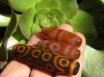 3 Dzi: Double Tiger Tooth & 3 Eyes (37mm) + 21 Eyes (54mm) -, Verzamelen