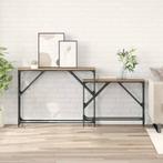 vidaXL Wandtafel 2 pcs artisanaal eikenkleurig 100 x 28 x 75, Verzenden, Nieuw