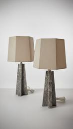 Tafellamp - Grigio Carnico marmer - Luxe Italiaans design