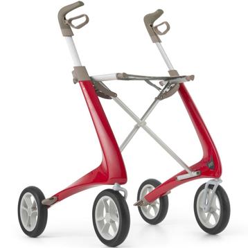 By ACRE Carbon ultralight rollator Wide - Rood, Ophalen of Verzenden