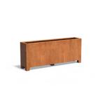 Cortenstaal plantenbak 200x40x80cm - Met poten, Tuin en Terras, 100 cm of meer, Nieuw, Metaal, 60 cm of meer