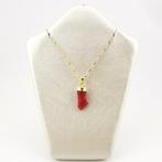 Koraal - Zilver - Ketting met hanger, Nieuw