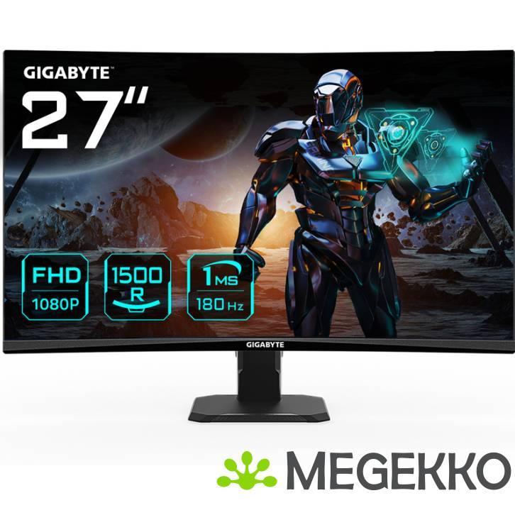 Gigabyte GS27FC 27  Full HD 180Hz Curved VA Gaming Monitor, Computers en Software, Overige Computers en Software, Nieuw, Verzenden