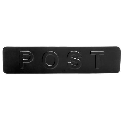 Homebox Buitenzijde in mat zwart met Post Front, Doe-het-zelf en Bouw, Hang- en Sluitwerk, Overige typen, Nieuw, Koper of Messing