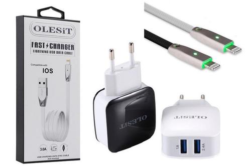 Olesit 2 poorten USB-oplader 3.4A Fast Charge Snellader  +, Télécoms, Téléphonie mobile | Chargeurs pour téléphone, Envoi